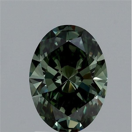 Diament laboratoryjny o barwie fantazyjnej szlif owalny, 1.62ct, VVS2, Fancy Vivid Green, IGI LG711525998
