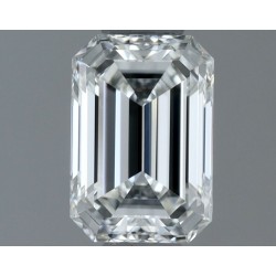 Diament szlif szmaragdowy, 0.5ct, VVS2, G, GIA 3545314786