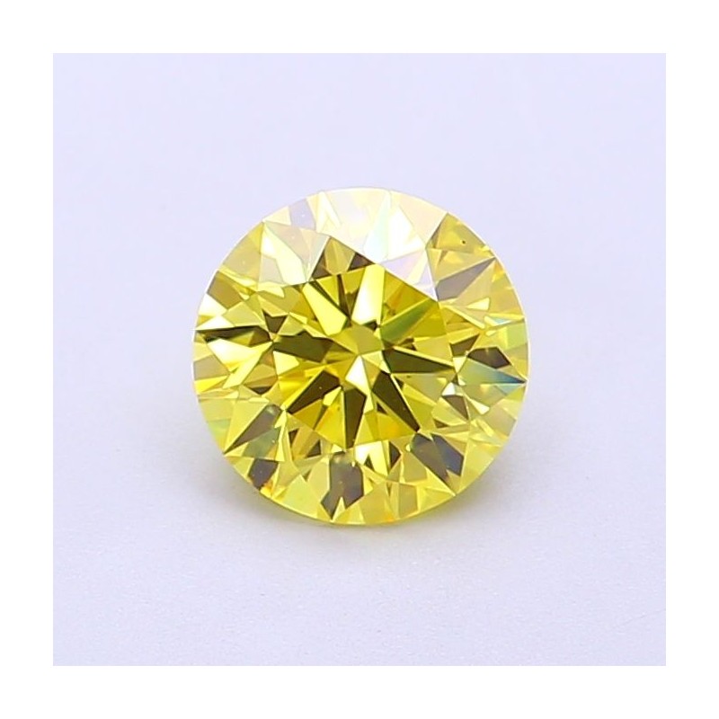Diament laboratoryjny o barwie fantazyjnej szlif okrągły, 1.01ct, VVS1, Fancy Vivid Yellow, IGI LG700517716