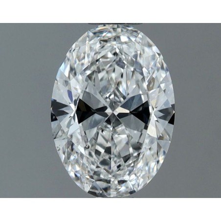 Diament szlif owalny, 0.6ct, SI1, F, GIA 5543314707