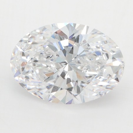 Diament laboratoryjny szlif owalny, 2.66ct, IF, D, IGI LG677520987