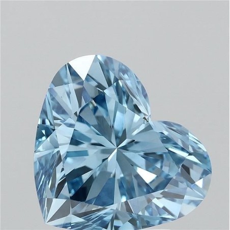 Diament laboratoryjny o barwie fantazyjnej serce, 3ct, VVS2, Fancy Vivid Blue, IGI LG735588884