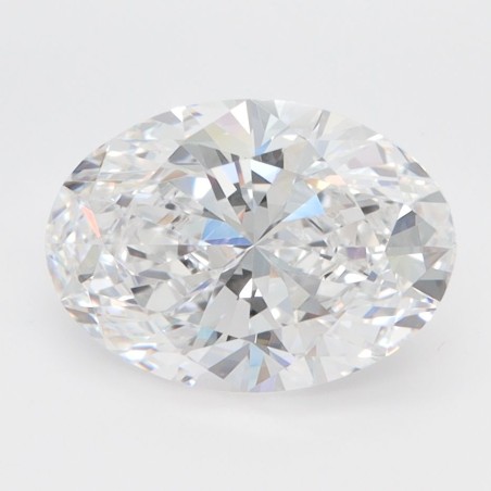 Diament laboratoryjny szlif owalny, 2.57ct, IF, D, IGI LG689566205