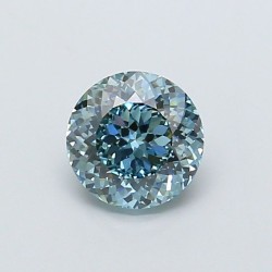 Diament laboratoryjny o barwie fantazyjnej szlif okrągły, 1.24ct, VVS2, Fancy Vivid Blue, IGI LG737560981