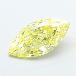 Diament laboratoryjny o barwie fantazyjnej markiza, 2.5ct, VVS2, Fancy Intense Yellow, IGI LG754534321