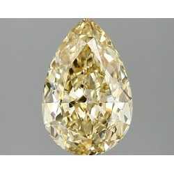 Diament laboratoryjny o barwie fantazyjnej szlif gruszkowy, 2.09ct, VVS2, Fancy Intense Yellow, IGI LG662415863