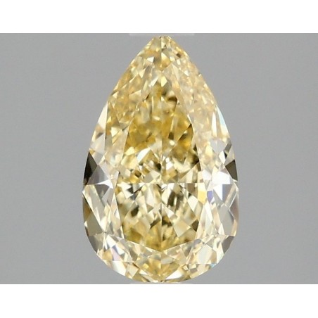 Diament laboratoryjny o barwie fantazyjnej szlif gruszkowy, 1.47ct, VVS2, Fancy Intense Yellow, IGI LG663414710