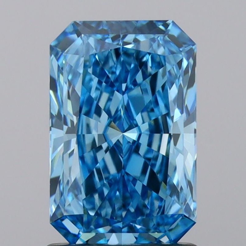 Diament laboratoryjny o barwie fantazyjnej radiant, 1.53ct, VVS2, Fancy Vivid Blue, IGI LG754567783 Diament laboratoryjny o barwie fantazyjnej radiant, 1.53ct, VVS2, Fancy Vivid Blue, IGI LG754567783