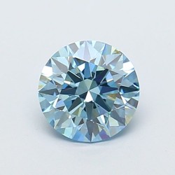 Diament laboratoryjny o barwie fantazyjnej szlif okrągły, 1.29ct, VVS2, Fancy Vivid Blue, IGI LG720546951