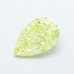 Diament laboratoryjny o barwie fantazyjnej szlif gruszkowy, 1.24ct, VVS1, Fancy Yellow, IGI LG720547007