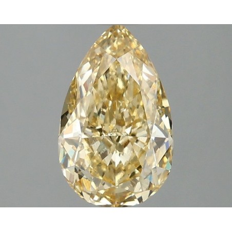 Diament laboratoryjny o barwie fantazyjnej szlif gruszkowy, 1.59ct, VVS2, Fancy Intense Yellow, IGI LG666434146