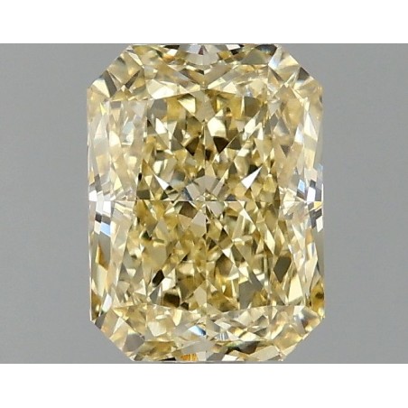 Diament laboratoryjny o barwie fantazyjnej radiant, 1.59ct, VVS2, Fancy Intense Yellow, IGI LG667438845