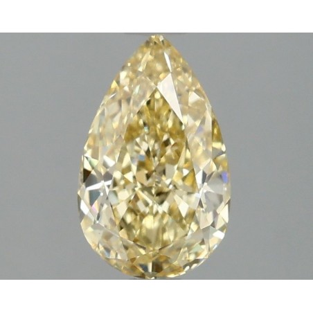 Diament laboratoryjny o barwie fantazyjnej szlif gruszkowy, 1.54ct, VVS2, Fancy Intense Yellow, IGI LG663405868