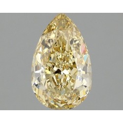 Diament laboratoryjny o barwie fantazyjnej szlif gruszkowy, 1.1ct, VVS2, Fancy Intense Yellow, IGI LG666411153