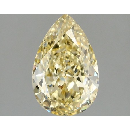 Diament laboratoryjny o barwie fantazyjnej szlif gruszkowy, 1.58ct, VVS2, Fancy Intense Yellow, IGI LG670432813