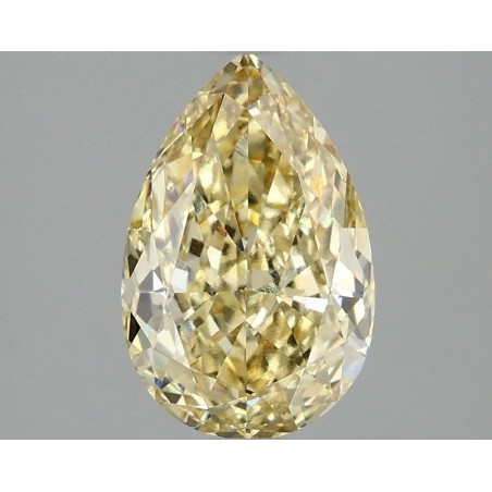 Diament laboratoryjny o barwie fantazyjnej szlif gruszkowy, 2.1ct, VVS2, Fancy Intense Yellow, IGI LG668428136
