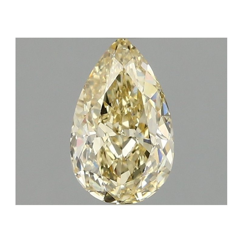 Diament laboratoryjny o barwie fantazyjnej szlif gruszkowy, 1.02ct, VVS2, Fancy Yellow, IGI LG668454691