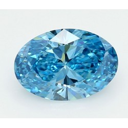 Diament laboratoryjny o barwie fantazyjnej szlif owalny, 2.01ct, VVS2, Fancy Vivid Blue, IGI LG749574365