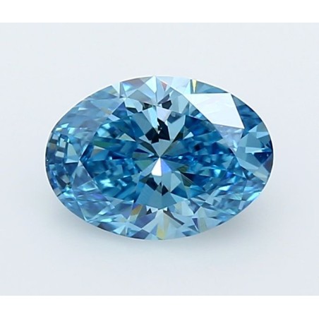Diament laboratoryjny o barwie fantazyjnej szlif owalny, 1.58ct, VVS2, Fancy Vivid Blue, IGI LG747511159