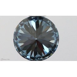 Diament laboratoryjny o barwie fantazyjnej szlif okrągły, 0.58ct, VVS2, Fancy Vivid Blue, IGI LG581330952
