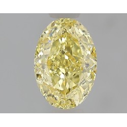 Diament laboratoryjny o barwie fantazyjnej szlif owalny, 1.07ct, VVS2, Fancy Yellow, IGI LG713564239