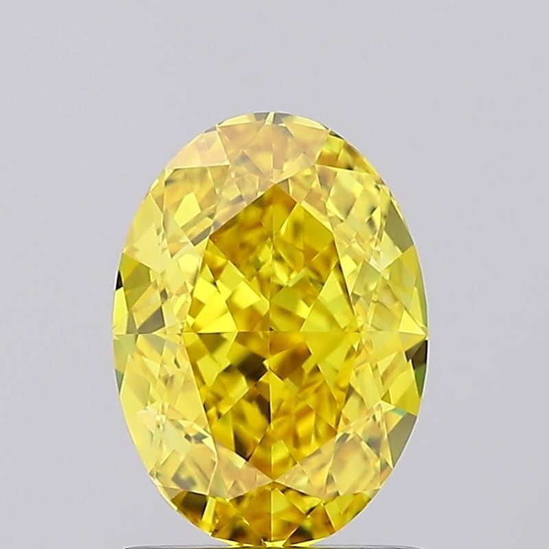 Diament laboratoryjny o barwie fantazyjnej szlif owalny, 1.62ct, IF, Fancy Vivid Yellow, IGI LG566318705 Diament laboratoryjny o barwie fantazyjnej szlif owalny, 1.62ct, IF, Fancy Vivid Yellow, IGI LG566318705