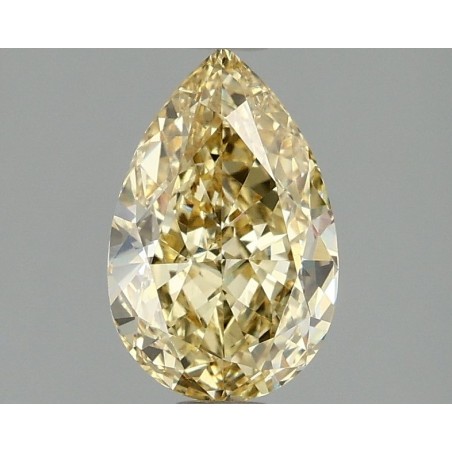 Diament laboratoryjny o barwie fantazyjnej szlif gruszkowy, 1.58ct, VVS2, Fancy Intense Yellow, IGI LG675526998