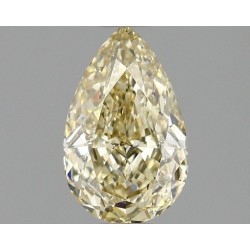 Diament laboratoryjny o barwie fantazyjnej szlif gruszkowy, 1.04ct, VVS2, Fancy Yellow, IGI LG677549827