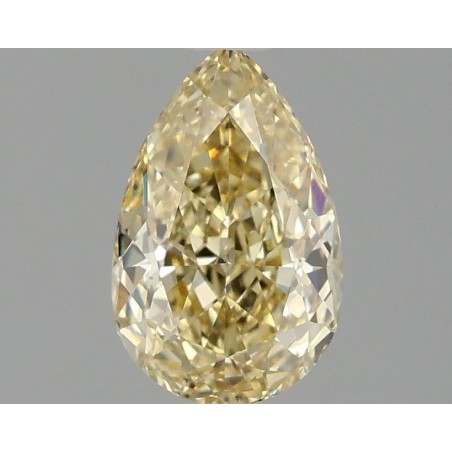 Diament laboratoryjny o barwie fantazyjnej szlif gruszkowy, 1.1ct, VVS2, Fancy Intense Yellow, IGI LG680519958