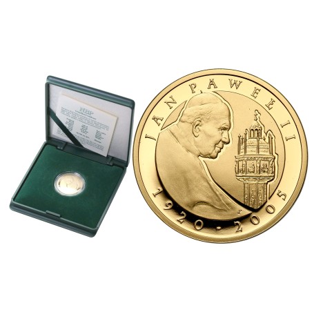 Złota moneta 8 g 100 zł Jan Paweł II Au. 900