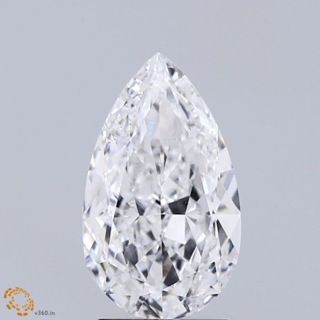 Diament laboratoryjny szlif gruszkowy, 2.23ct, VVS1, D, IGI LG754535153