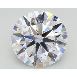 Diament laboratoryjny szlif okrągły, 2ct, VVS2, D, IGI LG743576234