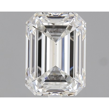 Diament szlif szmaragdowy, 1.5ct, VS2, F, GIA 7533901466