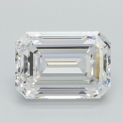Diament laboratoryjny szlif szmaragdowy, 1.58ct, VVS2, E, IGI LG754518008