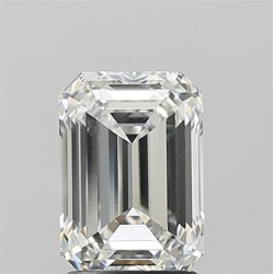 Diament laboratoryjny szlif szmaragdowy, 2.1ct, VVS2, F, IGI LG754538181