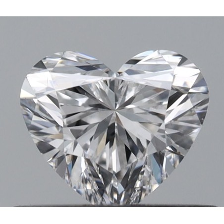 Diament serce, 0.4ct, VS2, D, GIA 6542295092
