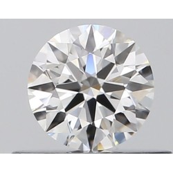 Diament szlif okrągły, 0.39ct, VVS1, F, GIA 7521304642