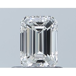 Diament szlif szmaragdowy, 0.55ct, VVS1, F, GIA 2235824935