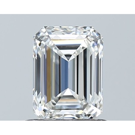 Diament szlif szmaragdowy, 0.9ct, VVS2, G, GIA 6233821084