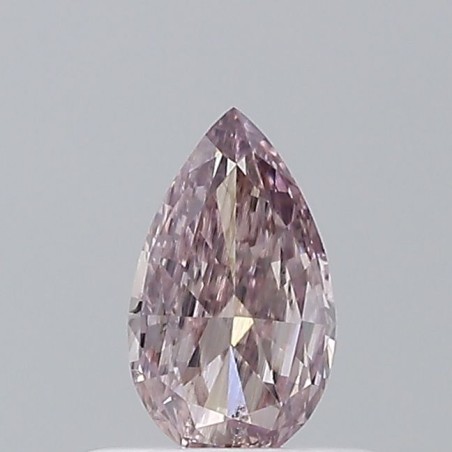 Diament o barwie fantazyjnej szlif gruszkowy, 0.3ct, SI1, Fancy Brownish Purplish Pink, GIA 2231512622