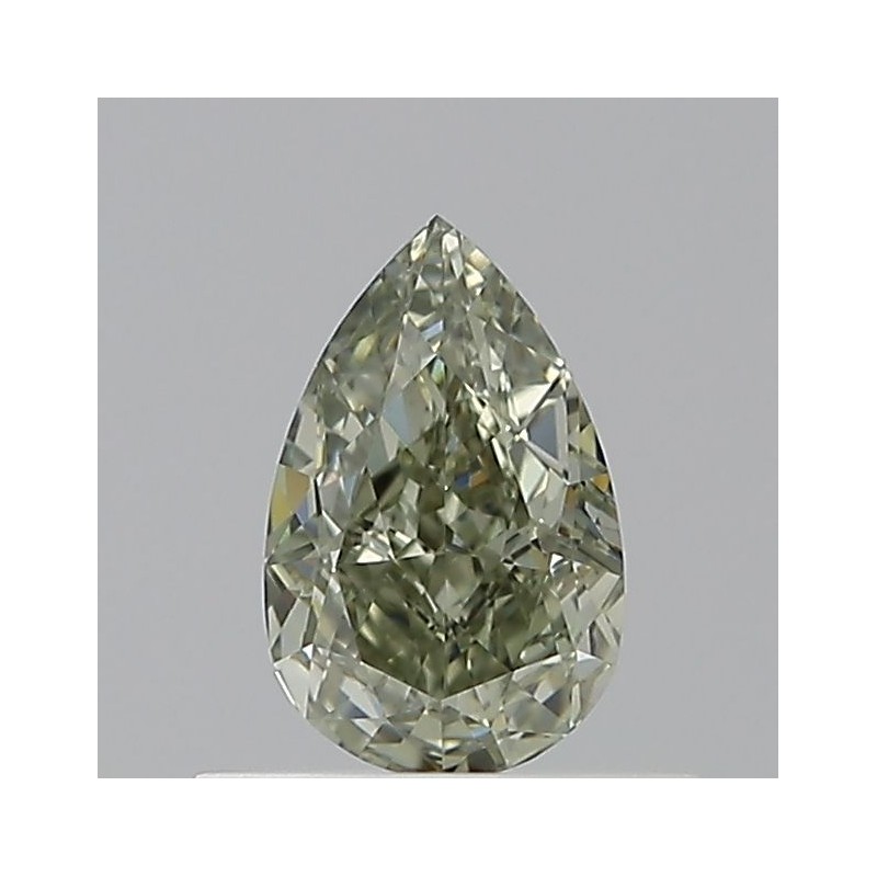 Diament o barwie fantazyjnej szlif gruszkowy, 0.55ct, VS2, Fancy Grayish Yellowish Green, GIA 2231637323 Diament o barwie fantazyjnej szlif gruszkowy, 0.55ct, VS2, Fancy Grayish Yellowish Green, GIA 2231637323