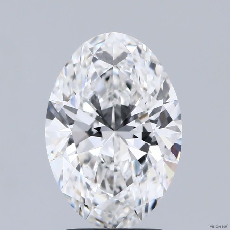 Diament laboratoryjny szlif owalny, 2.54ct, VVS2, E, IGI LG756521414