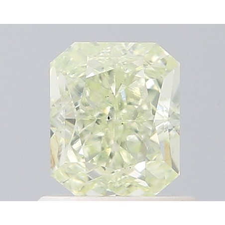Diament o barwie fantazyjnej radiant, 0.76ct, VS2, Fancy Light Yellow Green, GIA 1528065579