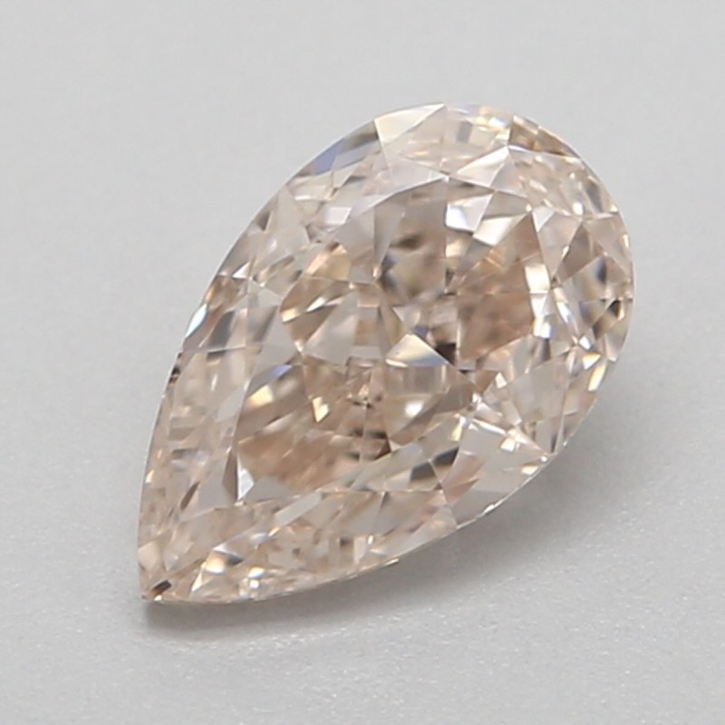 Diament o barwie fantazyjnej szlif gruszkowy, 0.5ct, VS2, Fancy Light Pinkish Brown, GIA 2231123964 Diament o barwie fantazyjnej szlif gruszkowy, 0.5ct, VS2, Fancy Light Pinkish Brown, GIA 2231123964