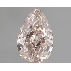 Diament o barwie fantazyjnej szlif gruszkowy, 0.41ct, VVS2, Fancy Light Pink Brown, GIA 6224667453