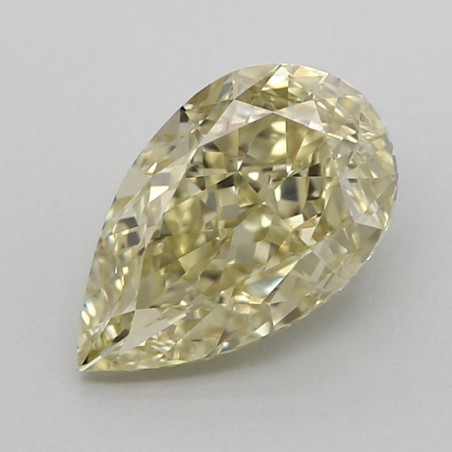 Diament o barwie fantazyjnej szlif gruszkowy, 1.02ct, VS1, Fancy Brownish Greenish Yellow, GIA 2235130775