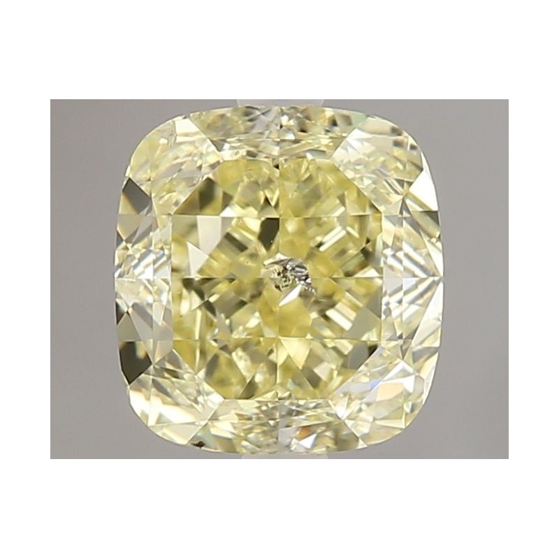 Diament o barwie fantazyjnej szlif poduszkowy modyfikowany, 1.51ct, SI2, Fancy Yellow, GIA 2225216067 Diament o barwie fantazyjnej szlif poduszkowy modyfikowany, 1.51ct, SI2, Fancy Yellow, GIA 2225216067