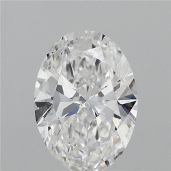 Diament laboratoryjny szlif owalny, 3ct, VVS2, E, IGI LG754568349