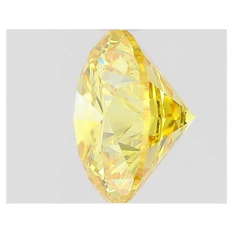 Diament laboratoryjny o barwie fantazyjnej szlif okrągły, 1.23ct, VVS2, Fancy Vivid Yellow, IGI LG519247625
