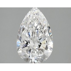 Diament laboratoryjny szlif gruszkowy, 1.58ct, VVS2, D, IGI LG759520364